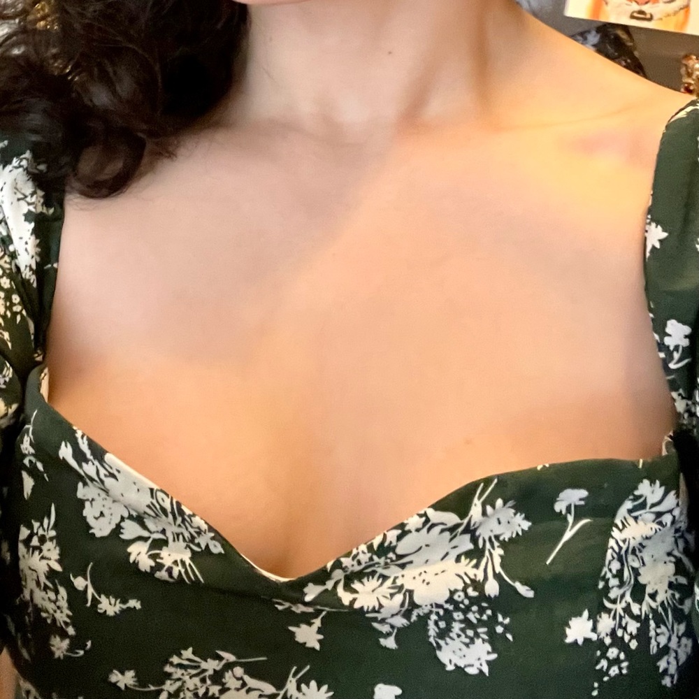 floral sweetheart mini dress - Picture 7 of 7